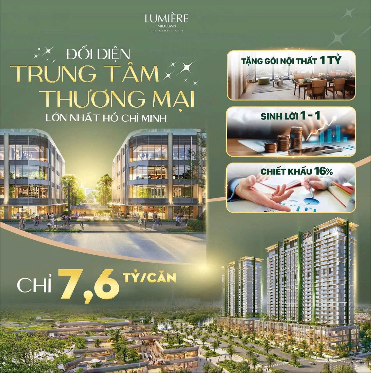 Lumière Midtown – Chất Sống Tinh Anh Giữa Tâm Điểm Phồn Hoa Mới